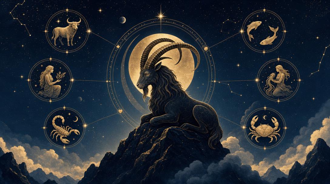 Capricorne compatibilité : avec quels signes s'entend-il vraiment en amour ?
