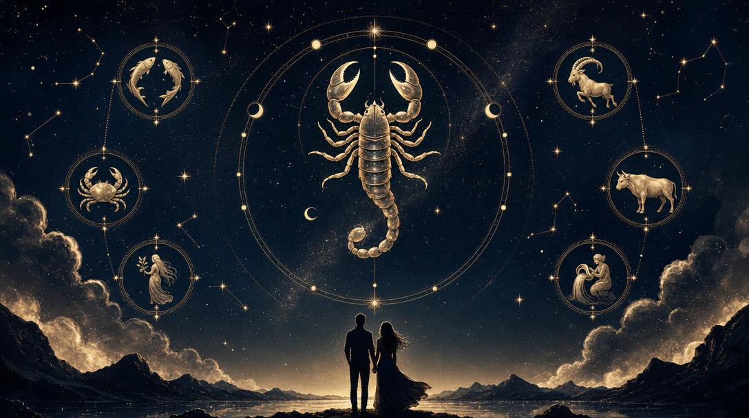 Compatibilité Scorpion : avec quels signes l'amour tient-il vraiment la distance ?